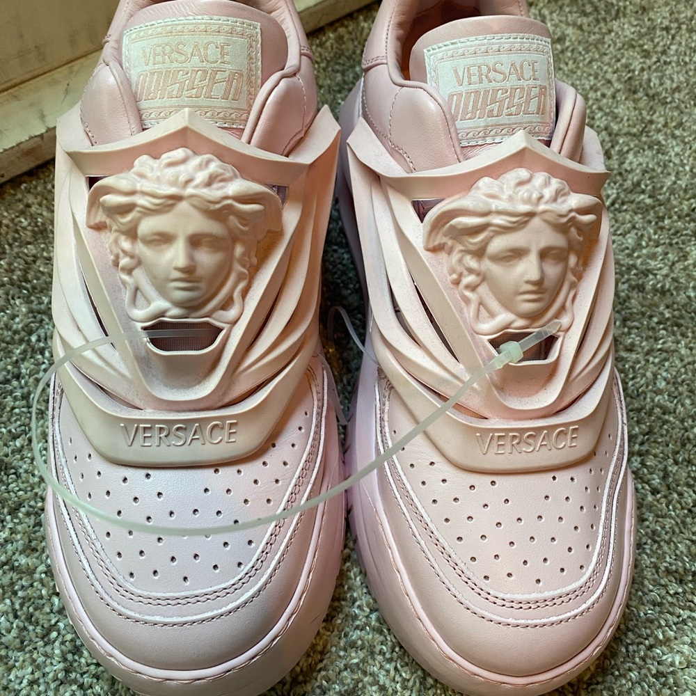 Versace Pink Medusa Sneakers